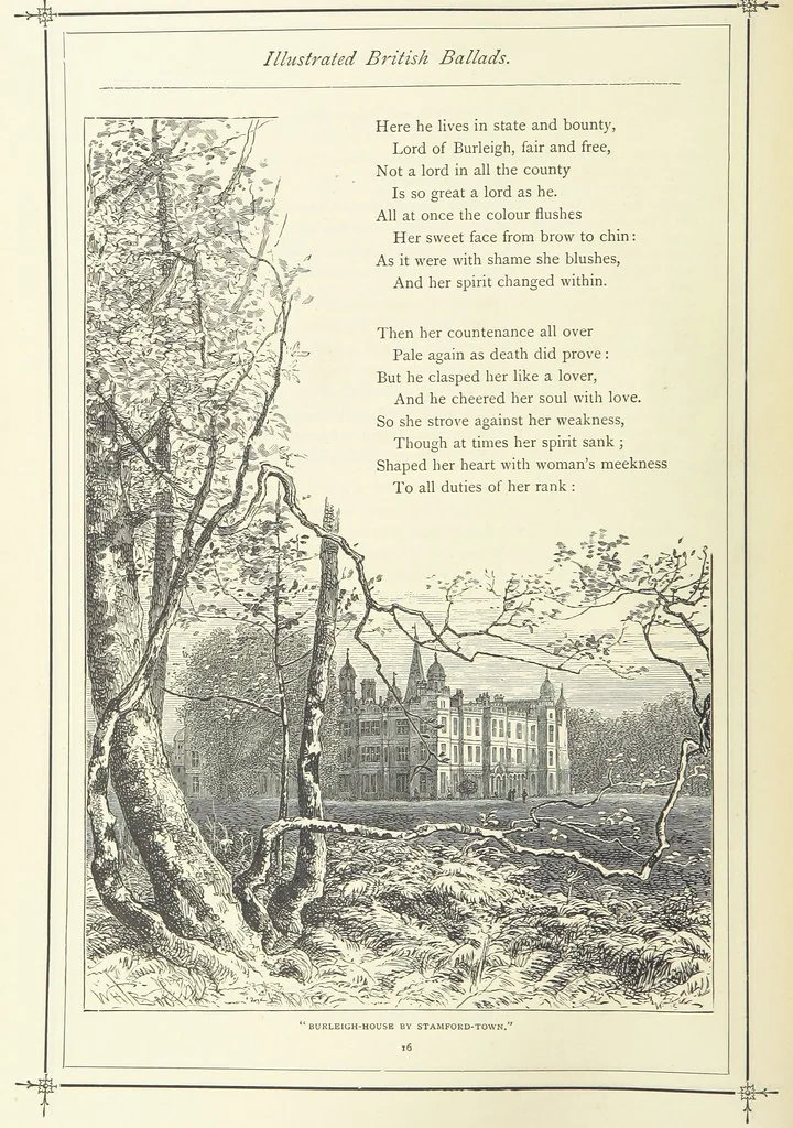 An illustration from Illustrated British Ballads, old and new. Selected and edited by G. B. Smith, 1886, leaf 38