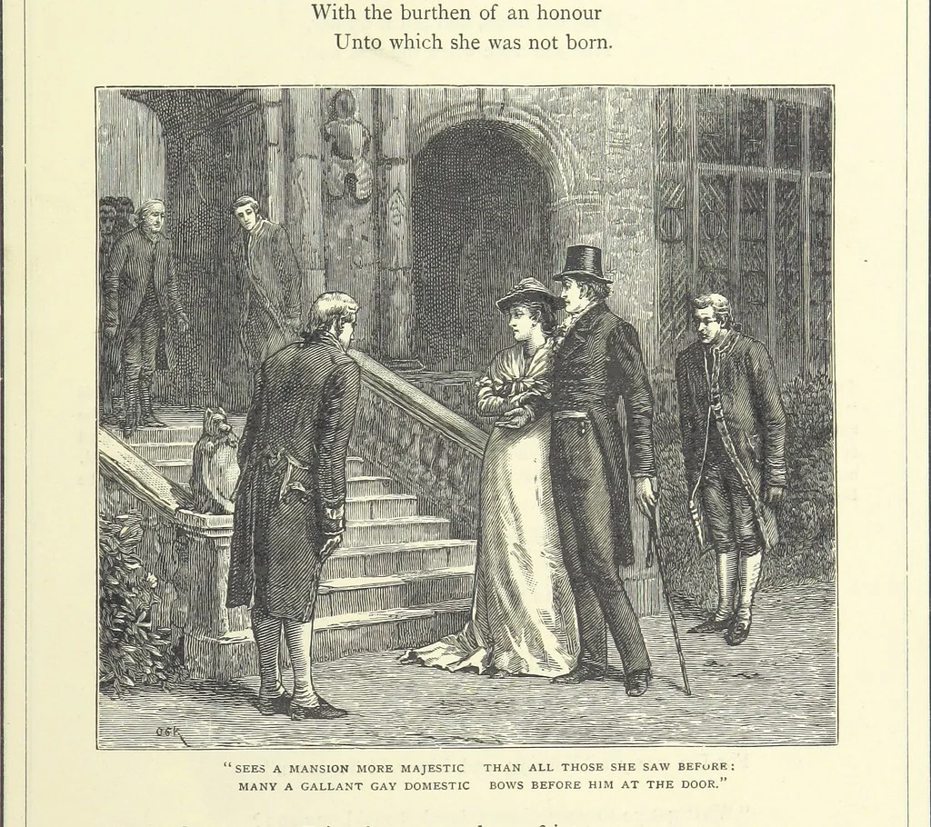 An illustration from Illustrated British Ballads, old and new. Selected and edited by G. B. Smith, 1886, leaf 39