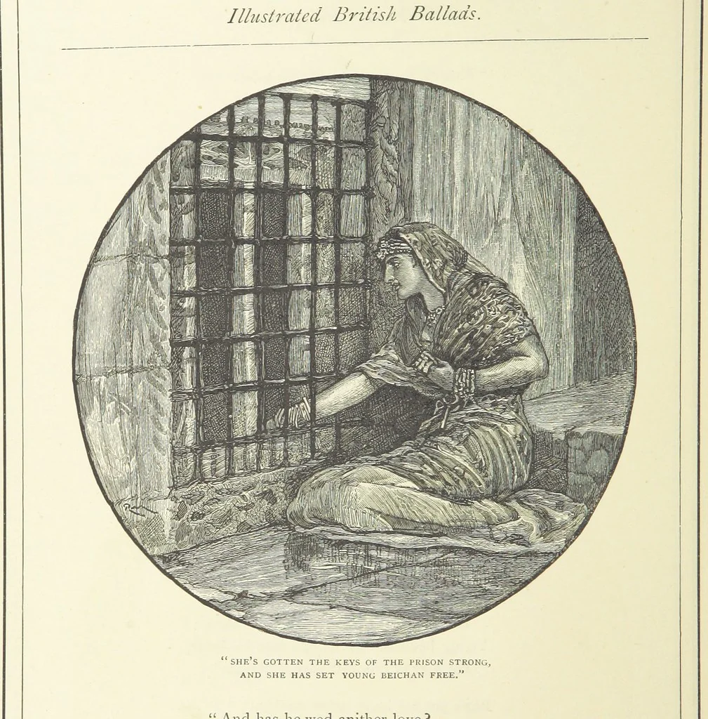 An illustration from Illustrated British Ballads, old and new. Selected and edited by G. B. Smith, 1886, leaf 394