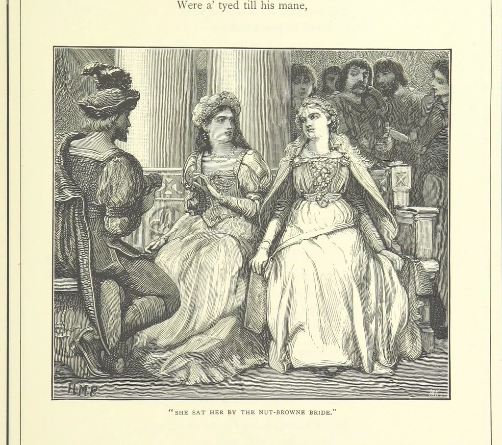 An illustration from Illustrated British Ballads, old and new. Selected and edited by G. B. Smith, 1886, leaf 43