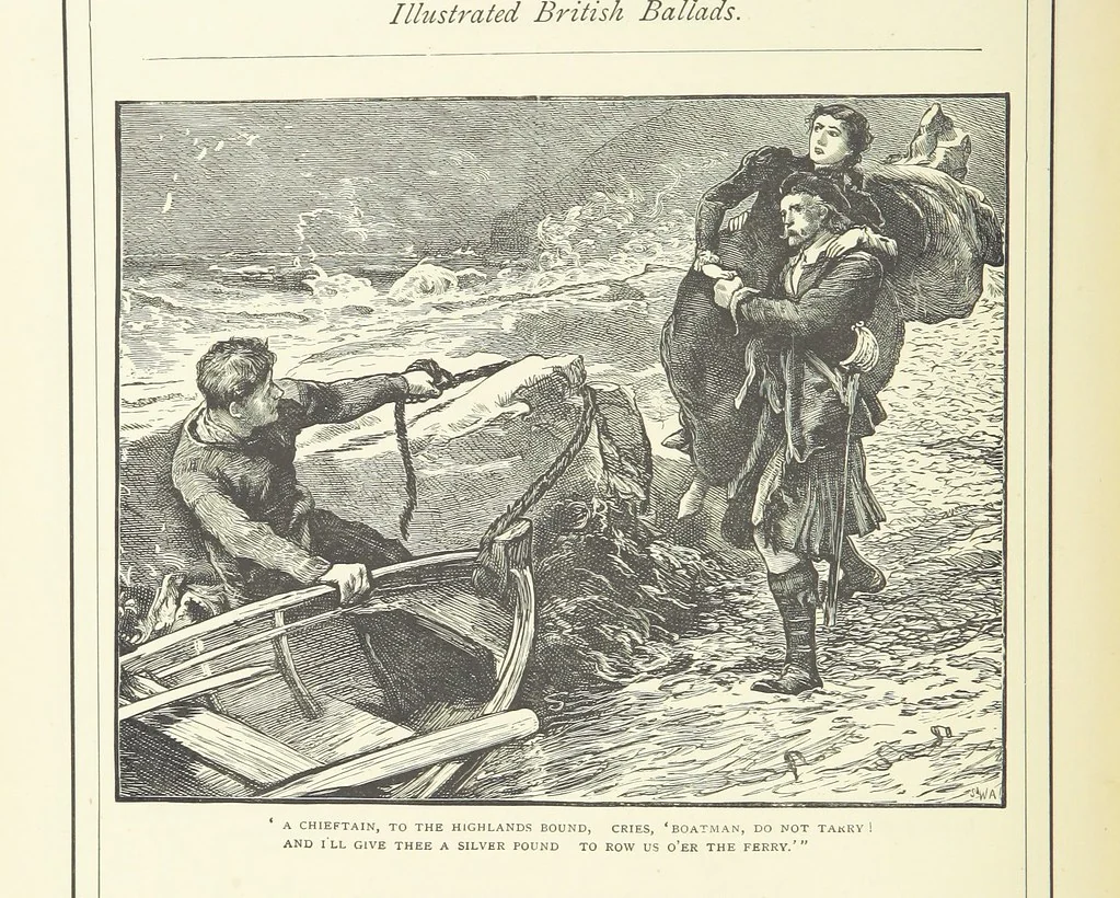 An illustration from Illustrated British Ballads, old and new. Selected and edited by G. B. Smith, 1886, leaf 46
