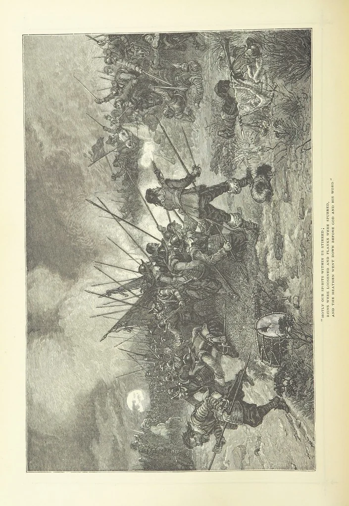 An illustration from Illustrated British Ballads, old and new. Selected and edited by G. B. Smith, 1886, leaf 70