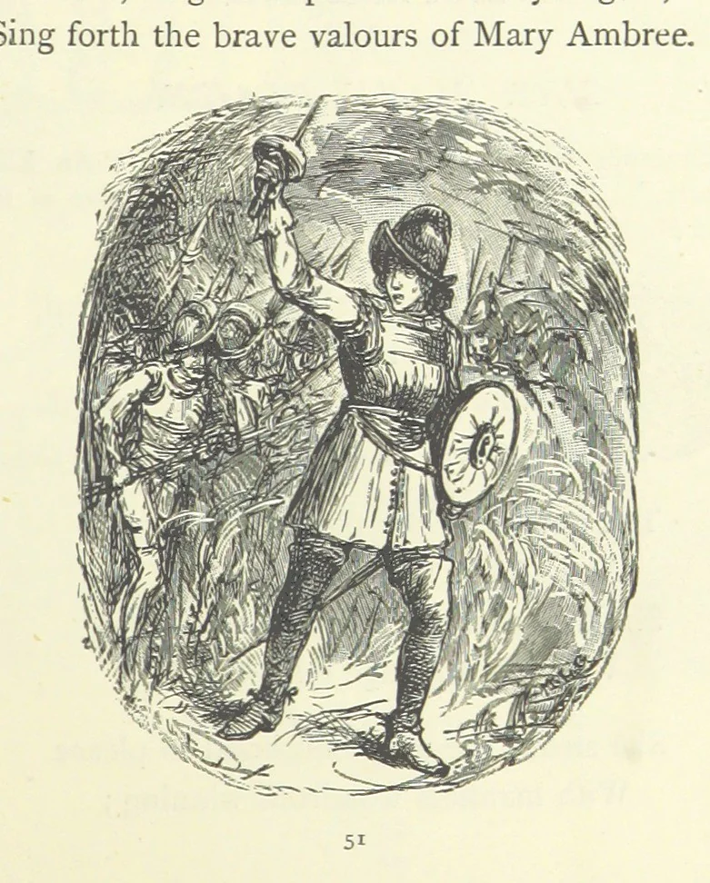 An illustration from Illustrated British Ballads, old and new. Selected and edited by G. B. Smith, 1886, leaf 73