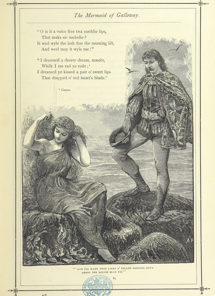 An illustration from Illustrated British Ballads, old and new. Selected and edited by G. B. Smith, 1886, leaf 87