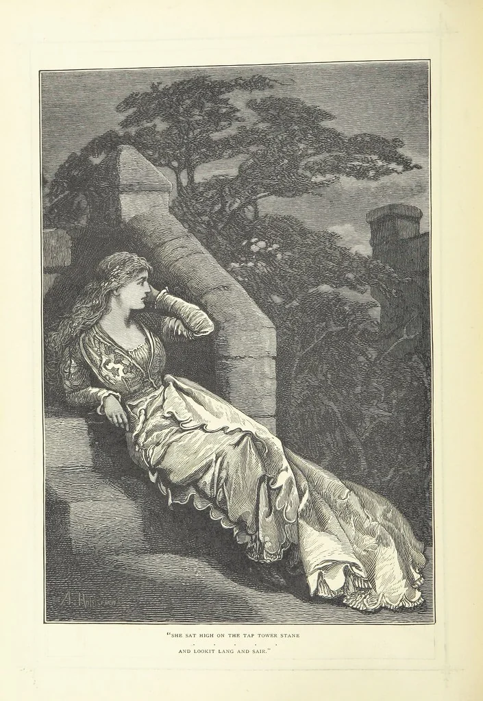 An illustration from Illustrated British Ballads, old and new. Selected and edited by G. B. Smith, 1886, leaf 90