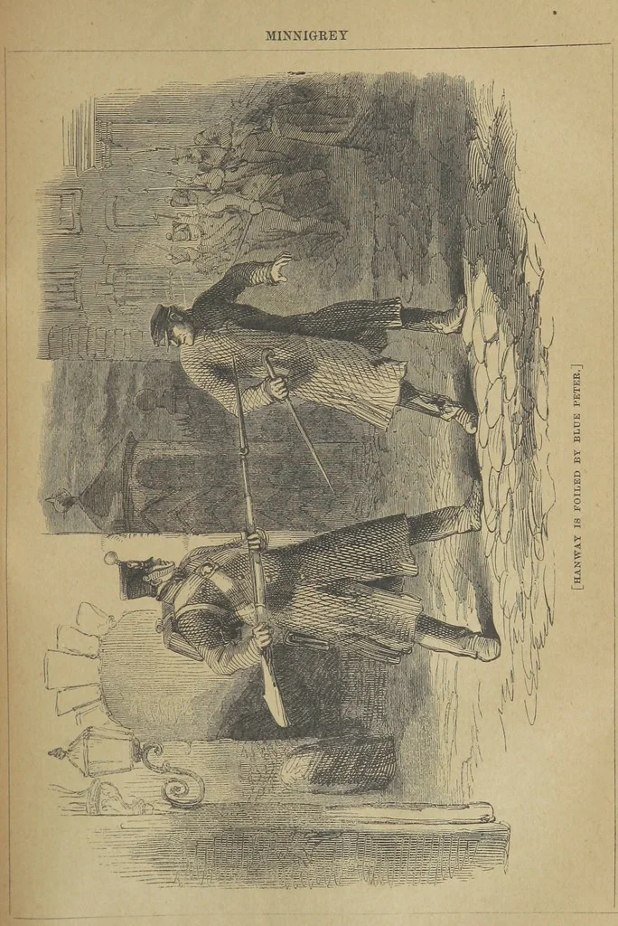 An illustration from Minnigrey. A romance ... Illustrated by Sir John Gilbert, 1897, leaf 113