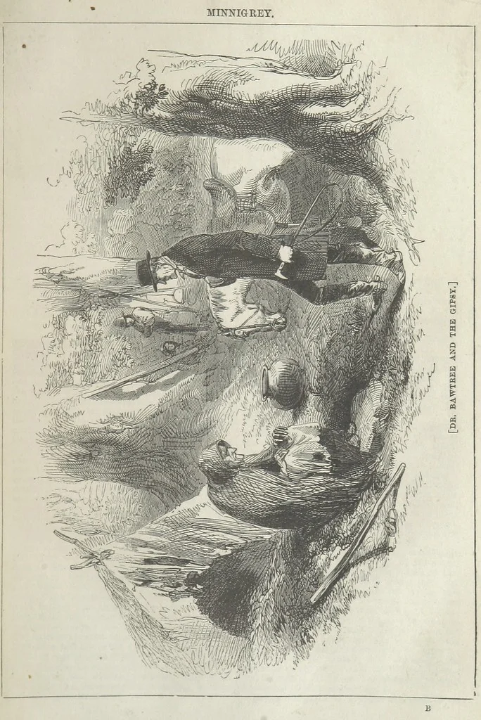 An illustration from Minnigrey. A romance ... Illustrated by Sir John Gilbert, 1897, leaf 13