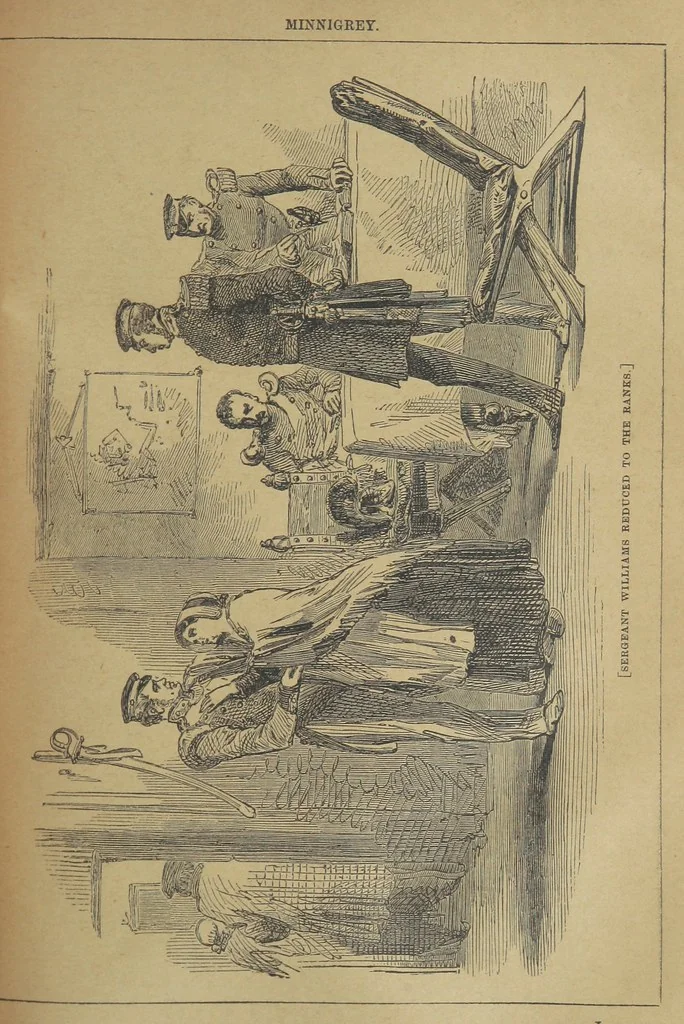 An illustration from Minnigrey. A romance ... Illustrated by Sir John Gilbert, 1897, leaf 137