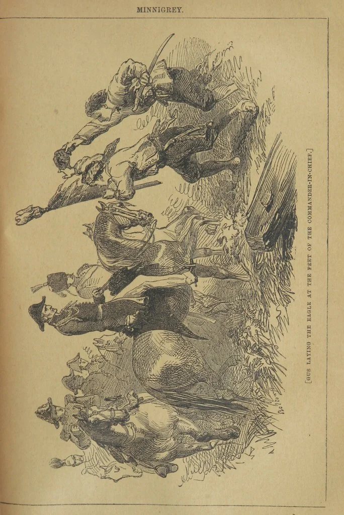 An illustration from Minnigrey. A romance ... Illustrated by Sir John Gilbert, 1897, leaf 169