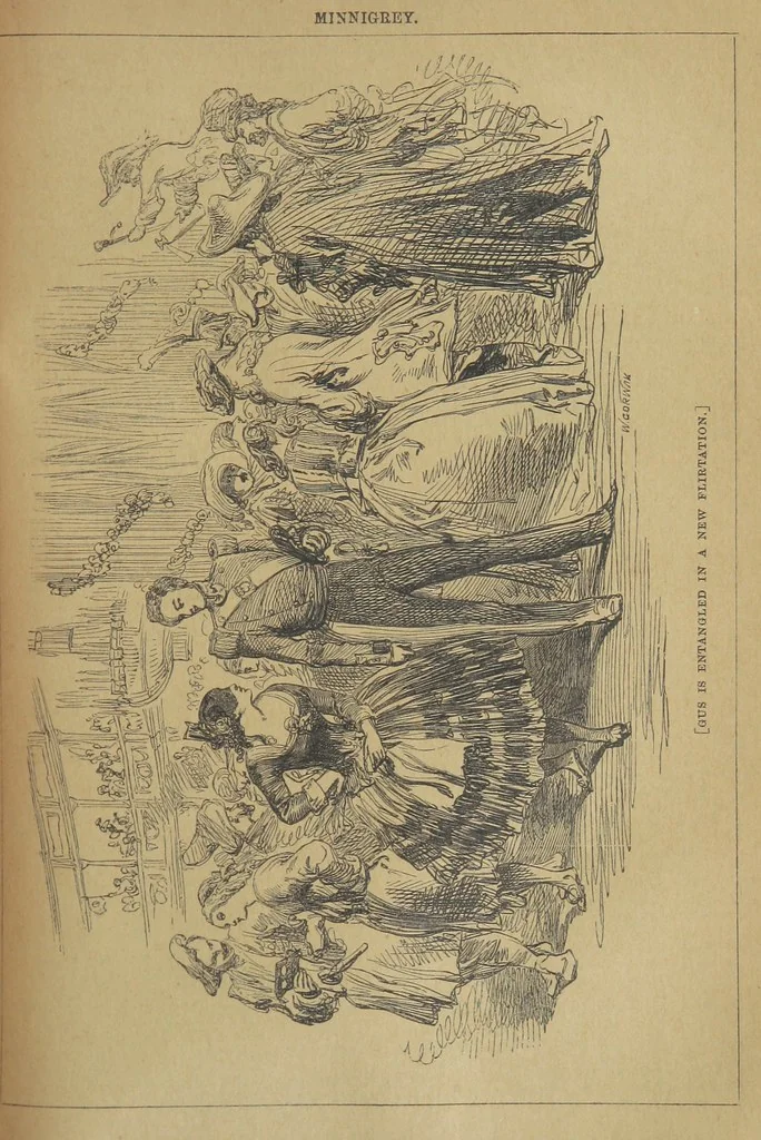 An illustration from Minnigrey. A romance ... Illustrated by Sir John Gilbert, 1897, leaf 193