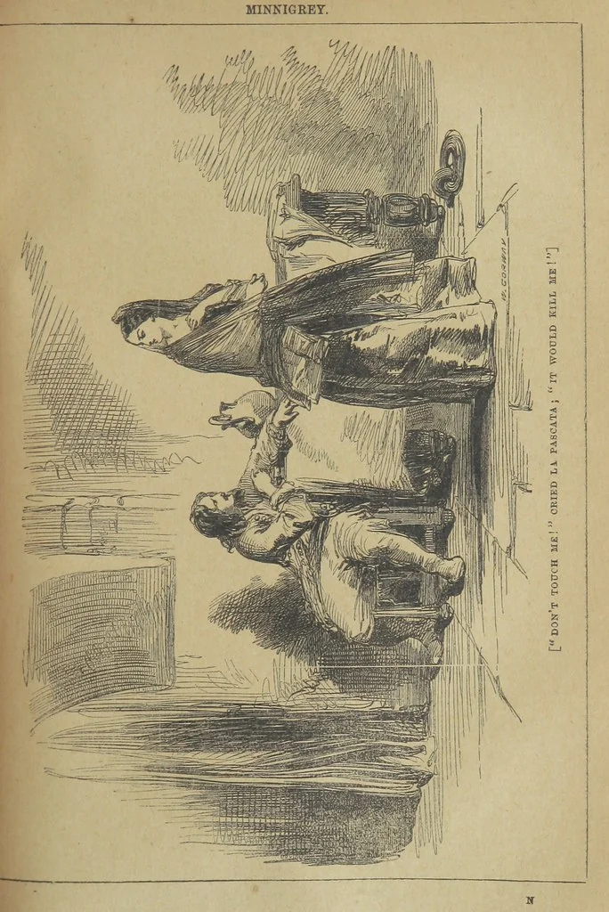 An illustration from Minnigrey. A romance ... Illustrated by Sir John Gilbert, 1897, leaf 201