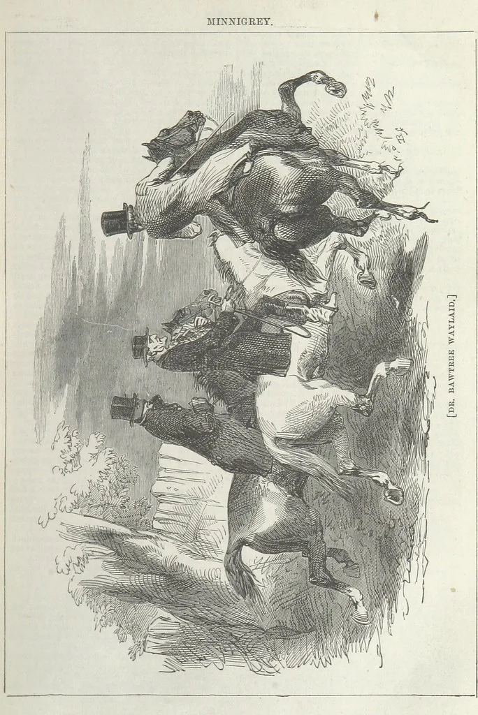 An illustration from Minnigrey. A romance ... Illustrated by Sir John Gilbert, 1897, leaf 21
