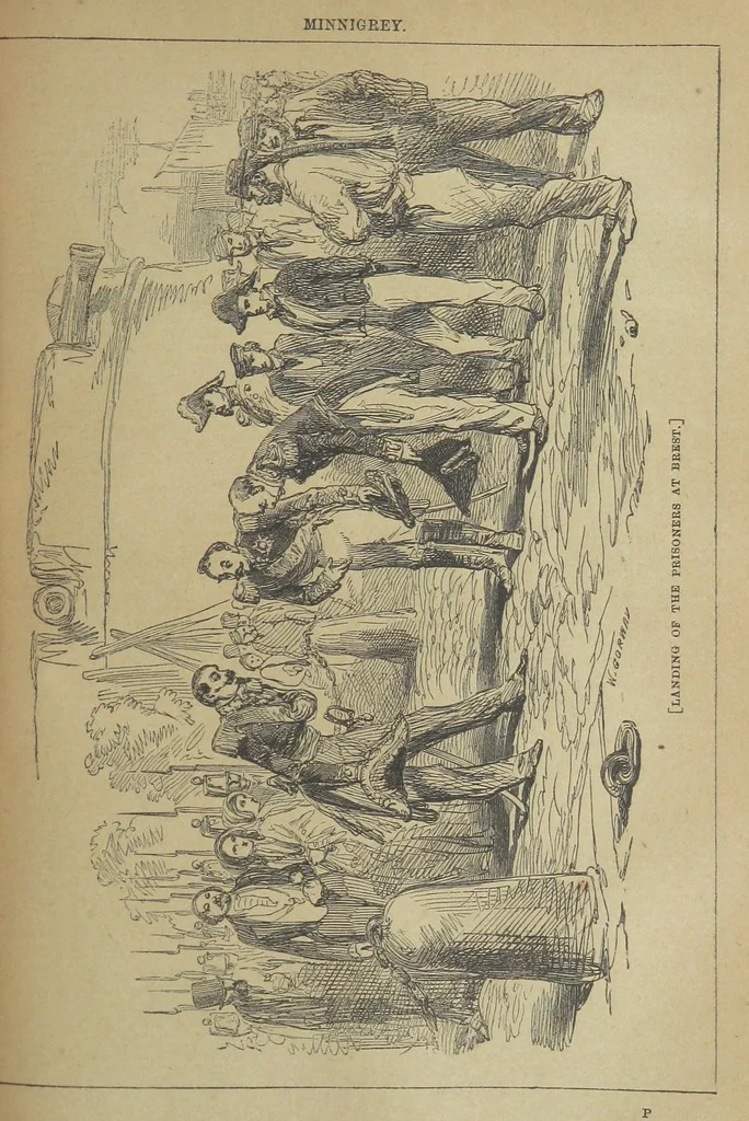 An illustration from Minnigrey. A romance ... Illustrated by Sir John Gilbert, 1897, leaf 233
