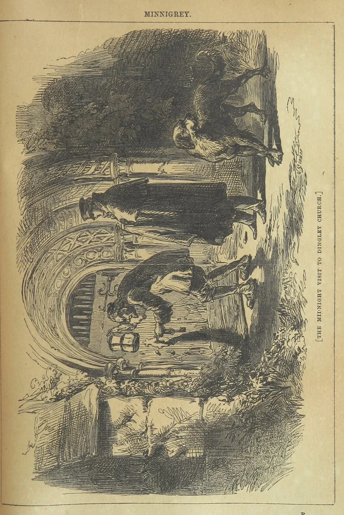 An illustration from Minnigrey. A romance ... Illustrated by Sir John Gilbert, 1897, leaf 265