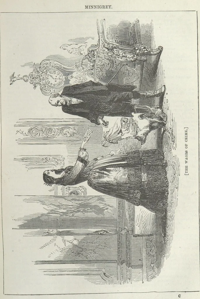 An illustration from Minnigrey. A romance ... Illustrated by Sir John Gilbert, 1897, leaf 29