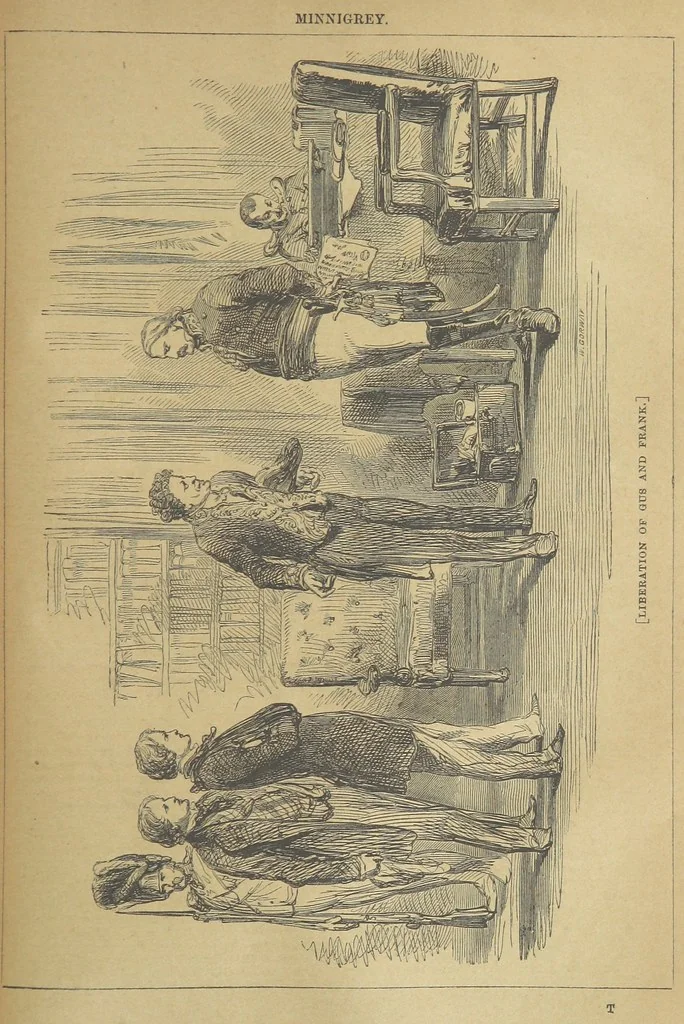 An illustration from Minnigrey. A romance ... Illustrated by Sir John Gilbert, 1897, leaf 295