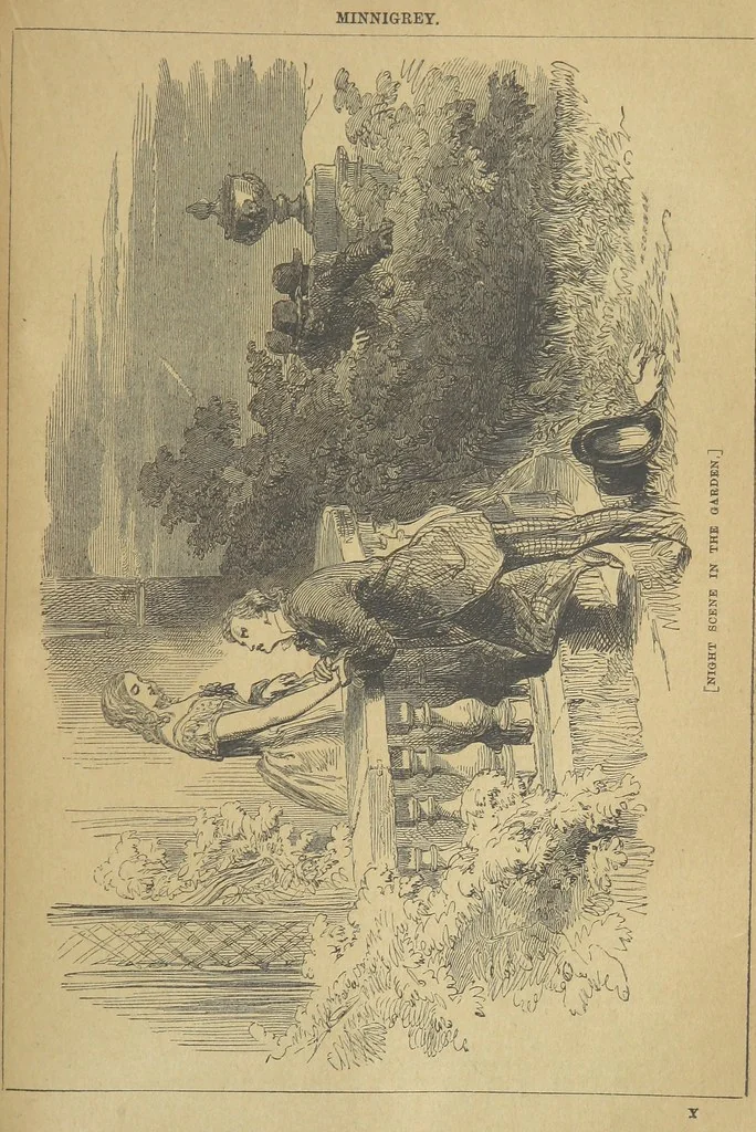 An illustration from Minnigrey. A romance ... Illustrated by Sir John Gilbert, 1897, leaf 343