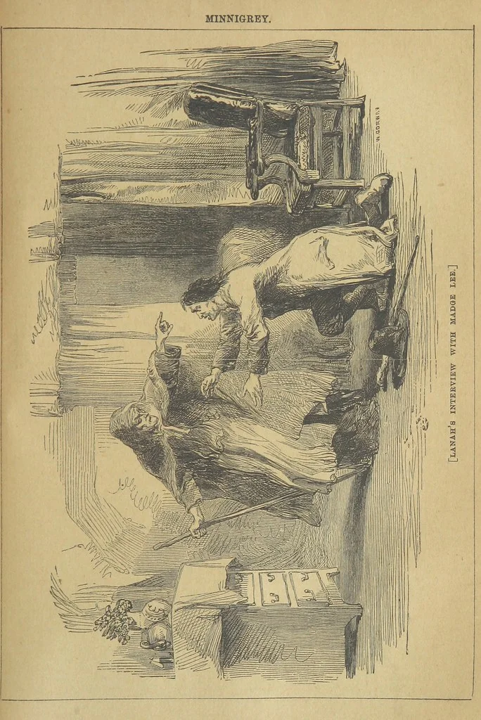 An illustration from Minnigrey. A romance ... Illustrated by Sir John Gilbert, 1897, leaf 351