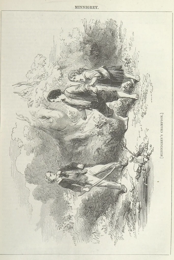 An illustration from Minnigrey. A romance ... Illustrated by Sir John Gilbert, 1897, leaf 37