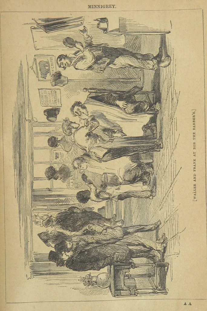 An illustration from Minnigrey. A romance ... Illustrated by Sir John Gilbert, 1897, leaf 375