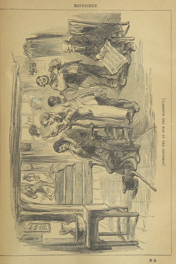 An illustration from Minnigrey. A romance ... Illustrated by Sir John Gilbert, 1897, leaf 421