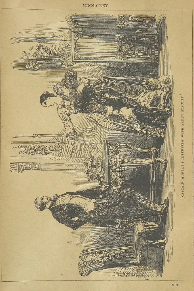 An illustration from Minnigrey. A romance ... Illustrated by Sir John Gilbert, 1897, leaf 437