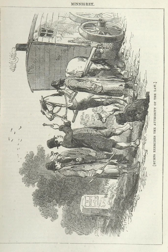 An illustration from Minnigrey. A romance ... Illustrated by Sir John Gilbert, 1897, leaf 45
