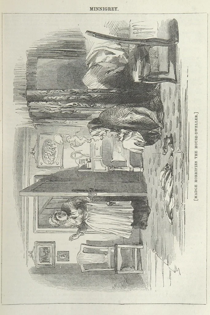 An illustration from Minnigrey. A romance ... Illustrated by Sir John Gilbert, 1897, leaf 53