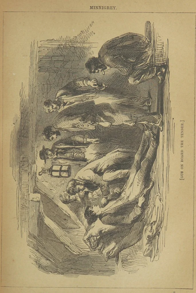 An illustration from Minnigrey. A romance ... Illustrated by Sir John Gilbert, 1897, leaf 73