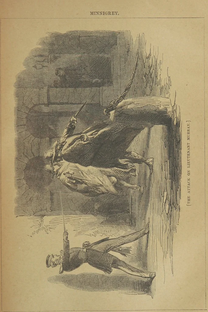 An illustration from Minnigrey. A romance ... Illustrated by Sir John Gilbert, 1897, leaf 81