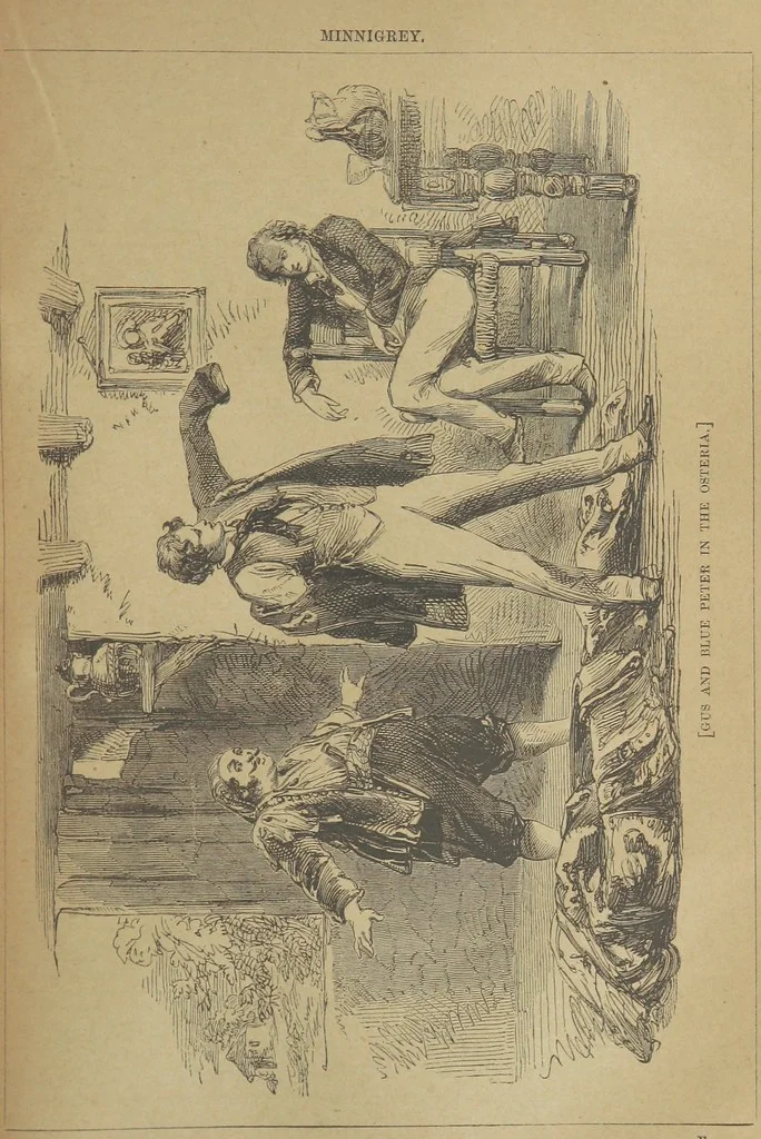 An illustration from Minnigrey. A romance ... Illustrated by Sir John Gilbert, 1897, leaf 89