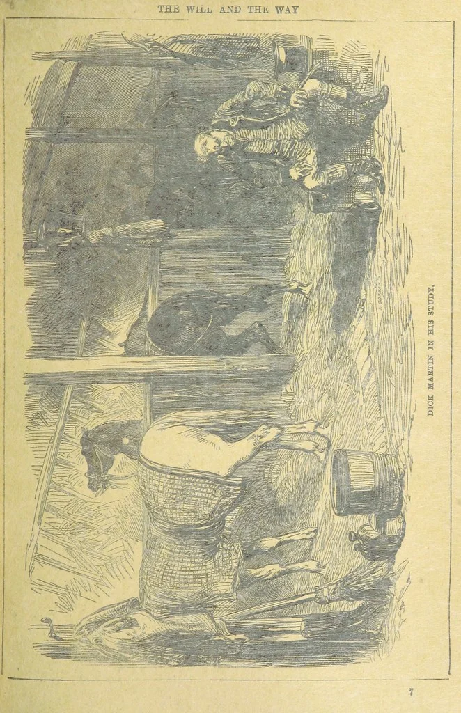An illustration from The Will and the Way ... Illustrated by Sir John Gilbert, 1888, leaf 111