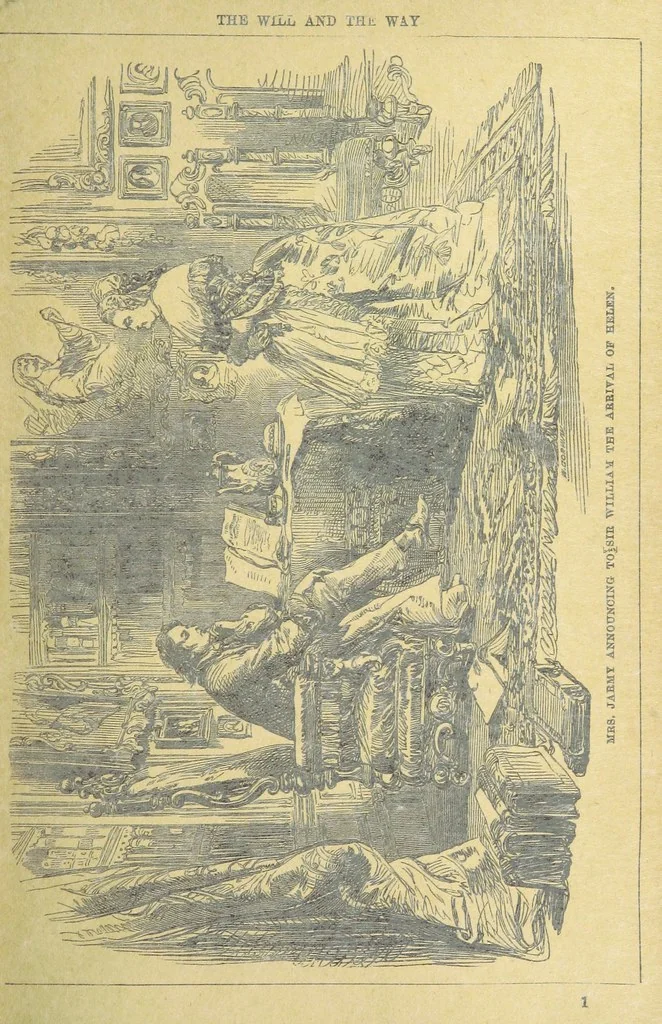 An illustration from The Will and the Way ... Illustrated by Sir John Gilbert, 1888, leaf 15