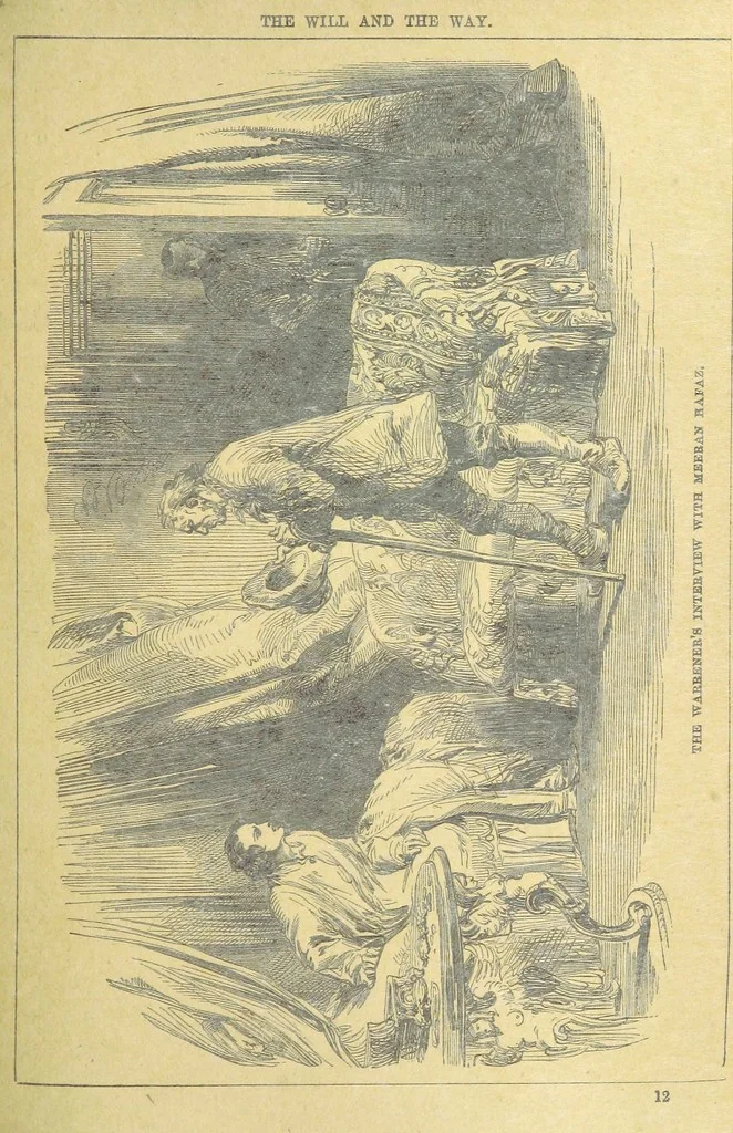 An illustration from The Will and the Way ... Illustrated by Sir John Gilbert, 1888, leaf 191