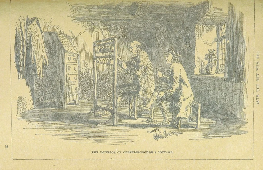 An illustration from The Will and the Way ... Illustrated by Sir John Gilbert, 1888, leaf 335