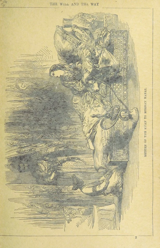 An illustration from The Will and the Way ... Illustrated by Sir John Gilbert, 1888, leaf 47