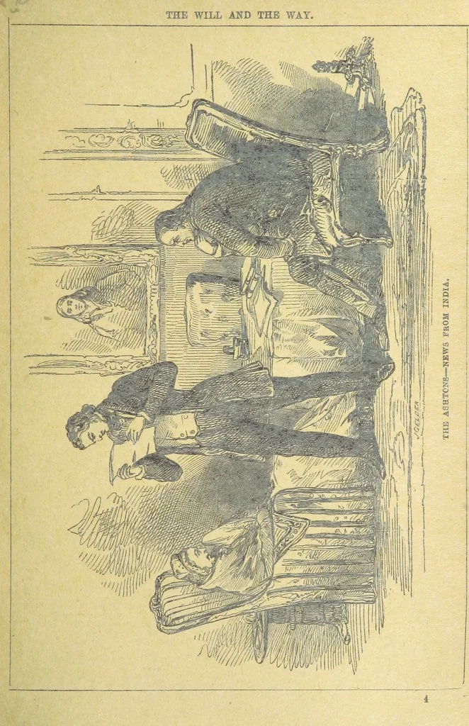 An illustration from The Will and the Way ... Illustrated by Sir John Gilbert, 1888, leaf 63