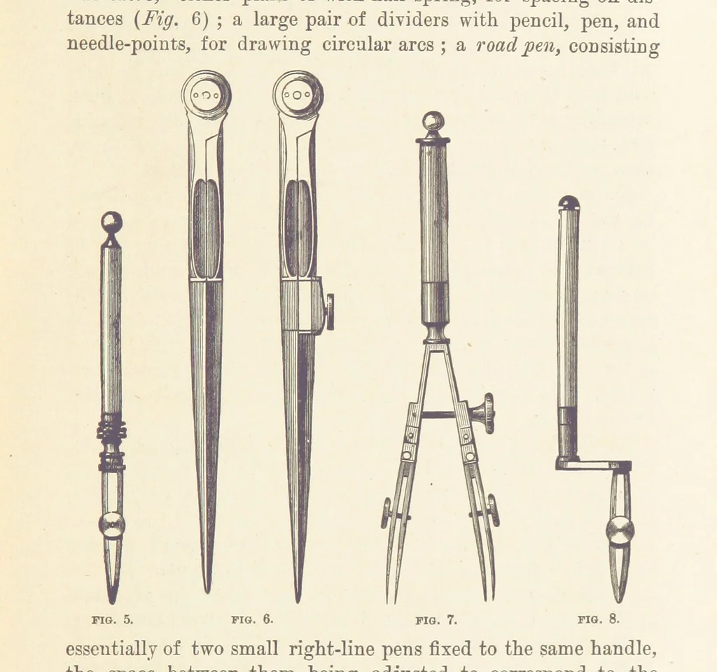 An illustration from A Manual of Topographical Drawing ... Enlarged by C. McMillan, 1885, leaf 31
