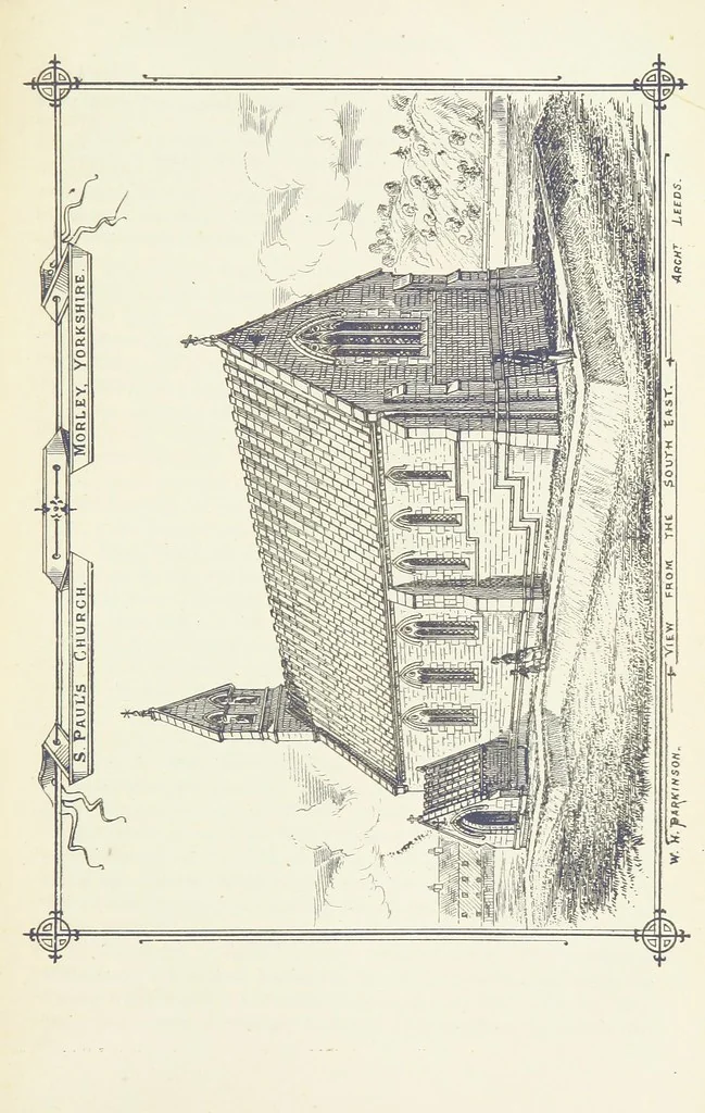 An illustration from The History and Antiquities of Morley, in the West Riding of ... York. With ... illustrations, 1876, leaf 225