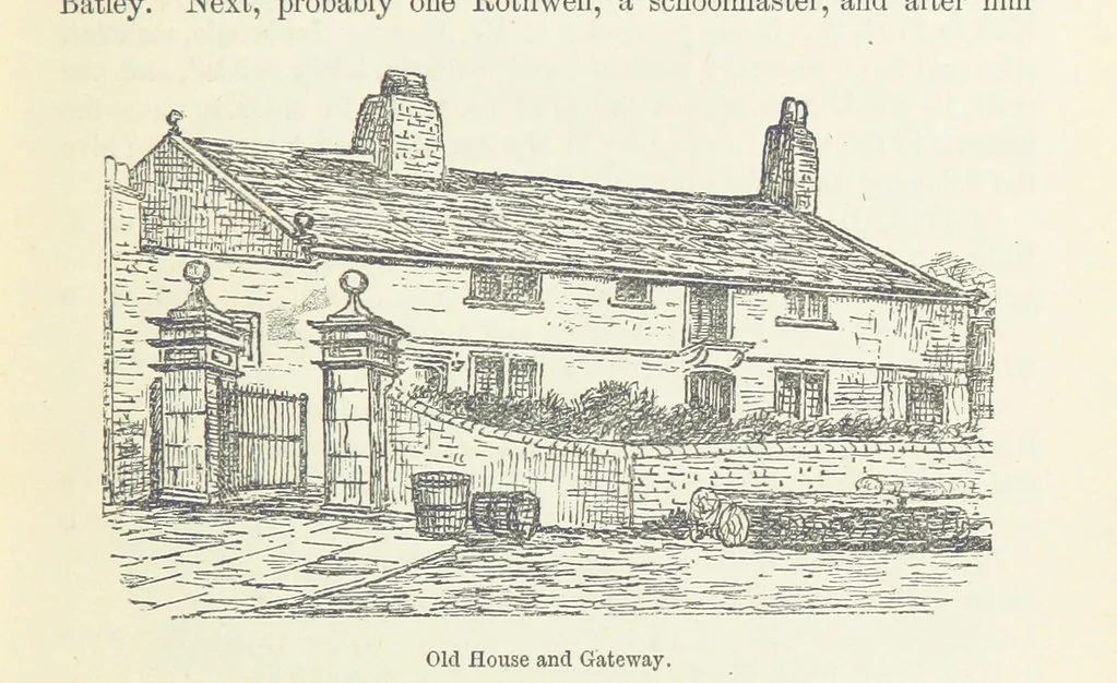 An illustration from The History and Antiquities of Morley, in the West Riding of ... York. With ... illustrations, 1876, leaf 77