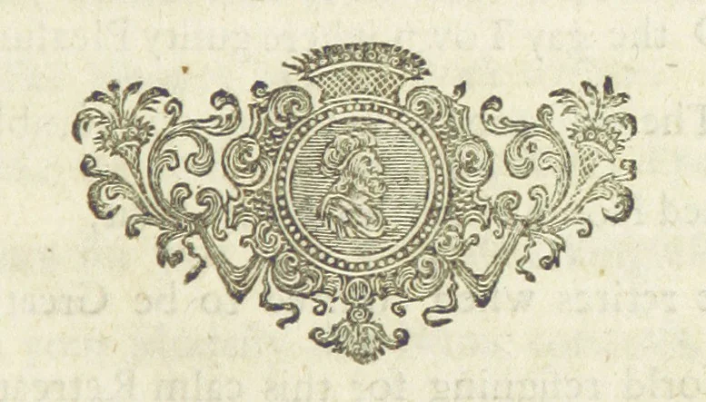 An illustration from Occasional Poems, translations, fables, tales, etc, 1727, leaf 39