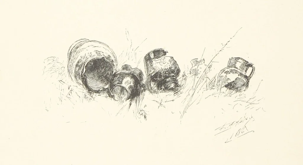 An illustration from Old Songs. With drawings by E. A. Abbey and Alfred Parsons, 1889, leaf 110