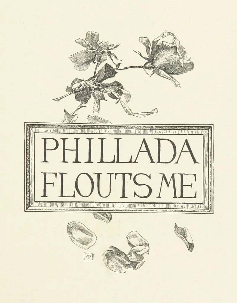 An illustration from Old Songs. With drawings by E. A. Abbey and Alfred Parsons, 1889, leaf 125