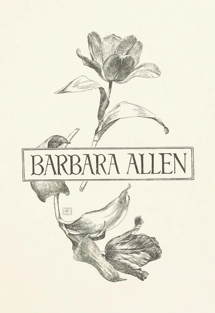 An illustration from Old Songs. With drawings by E. A. Abbey and Alfred Parsons, 1889, leaf 71
