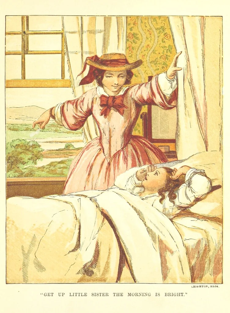 An illustration from Songs for the Little ones at Home. Illustrated ... from designs by eminent artists, 1868, leaf 125