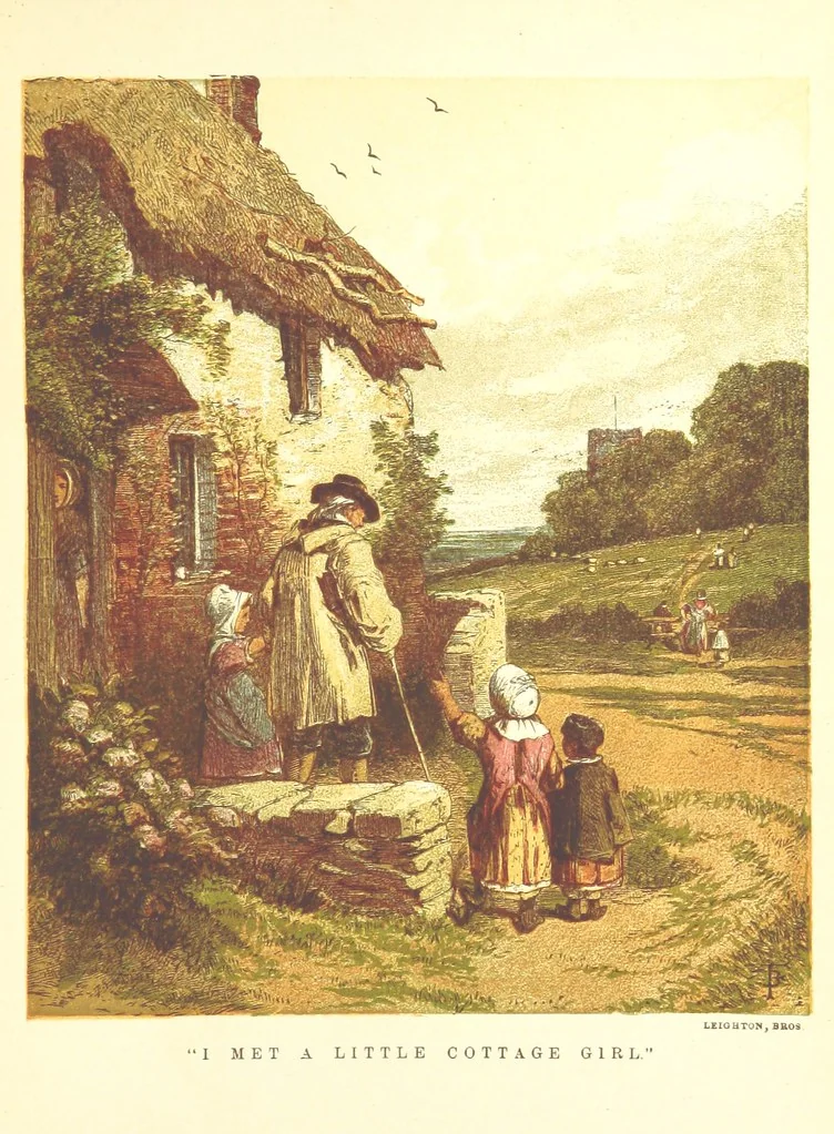 An illustration from Songs for the Little ones at Home. Illustrated ... from designs by eminent artists, 1868, leaf 147