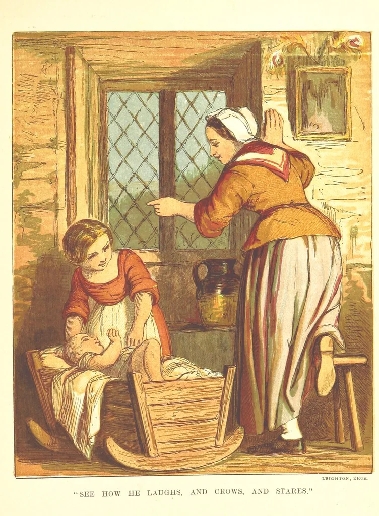 An illustration from Songs for the Little ones at Home. Illustrated ... from designs by eminent artists, 1868, leaf 165