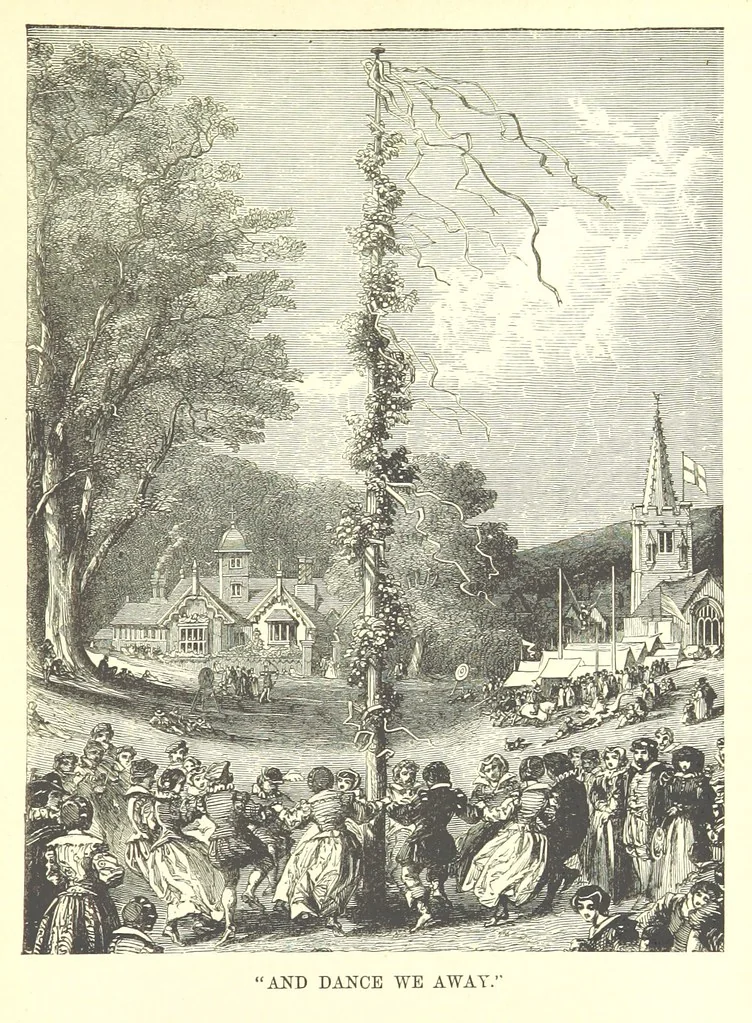 An illustration from Songs for the Little ones at Home. Illustrated ... from designs by eminent artists, 1868, leaf 61
