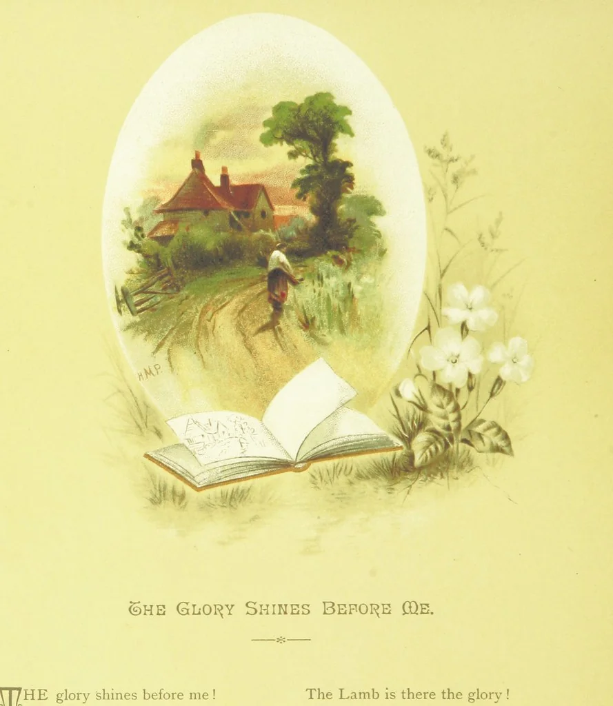 An illustration from Songs of the Dawn: selection from the poems of Horatius Bonar, Charlotte Murray and others, 1887, leaf 18