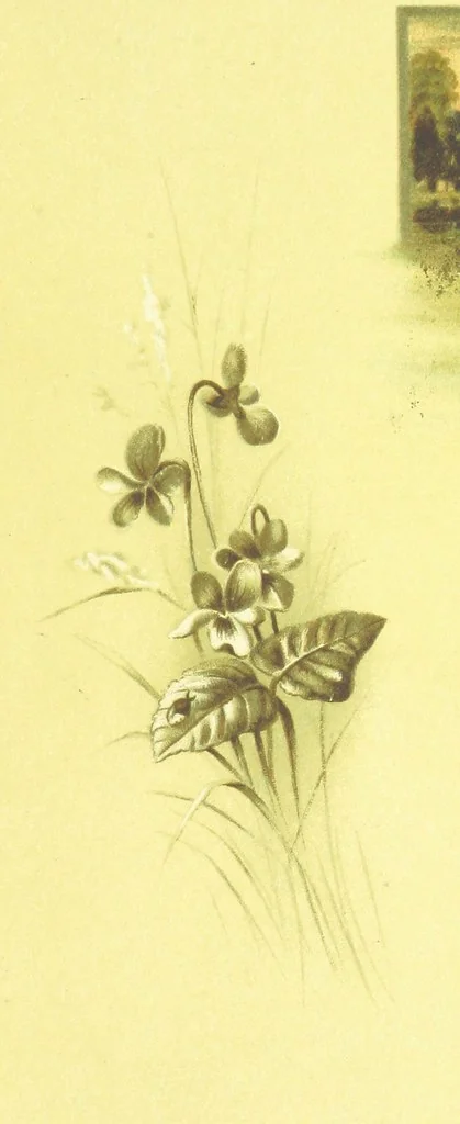 An illustration from Songs of the Dawn: selection from the poems of Horatius Bonar, Charlotte Murray and others, 1887, leaf 23
